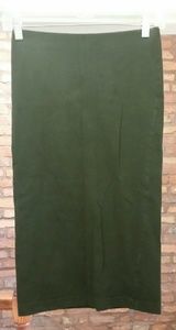 Classic Black Midi Skirt