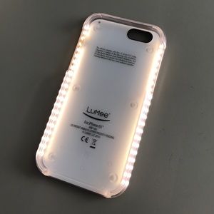 Authentic Lumee iPhone 6/6s case in Rose.