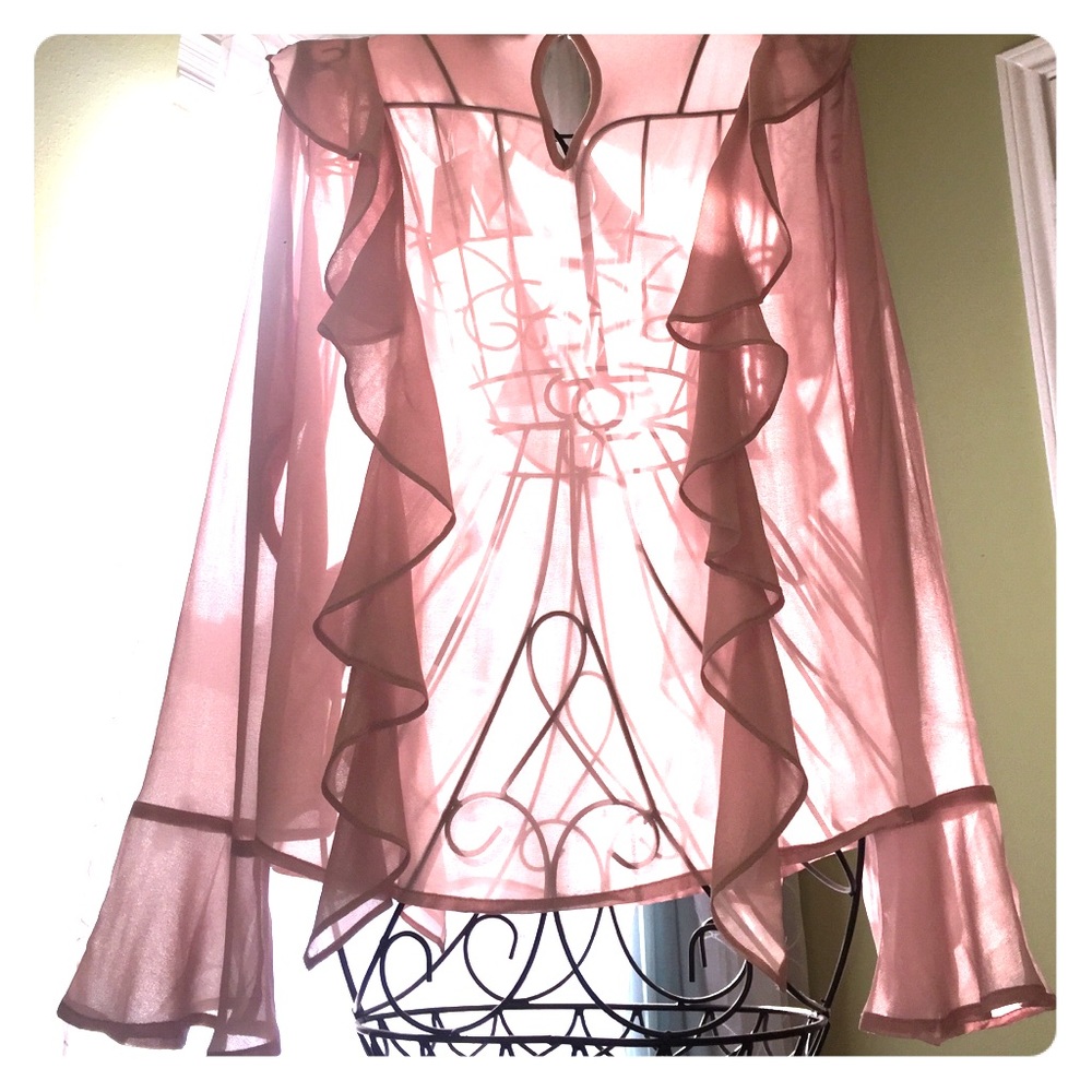 Forever 21 blush pink blouse