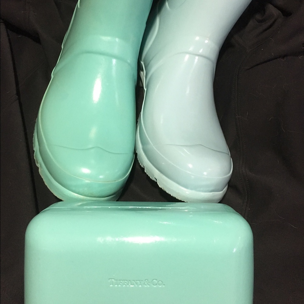 Mint Hunter Boots AKA Tiffany Blue 🚫NOT 4 SALE🚫