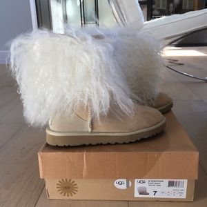 UGG Furry Short Boots