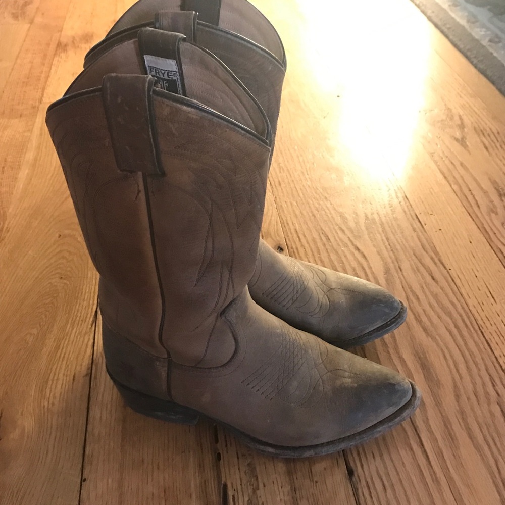 Frye billy cowboy boots brown size 7