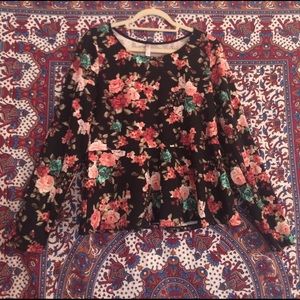 Floral Peplum Top