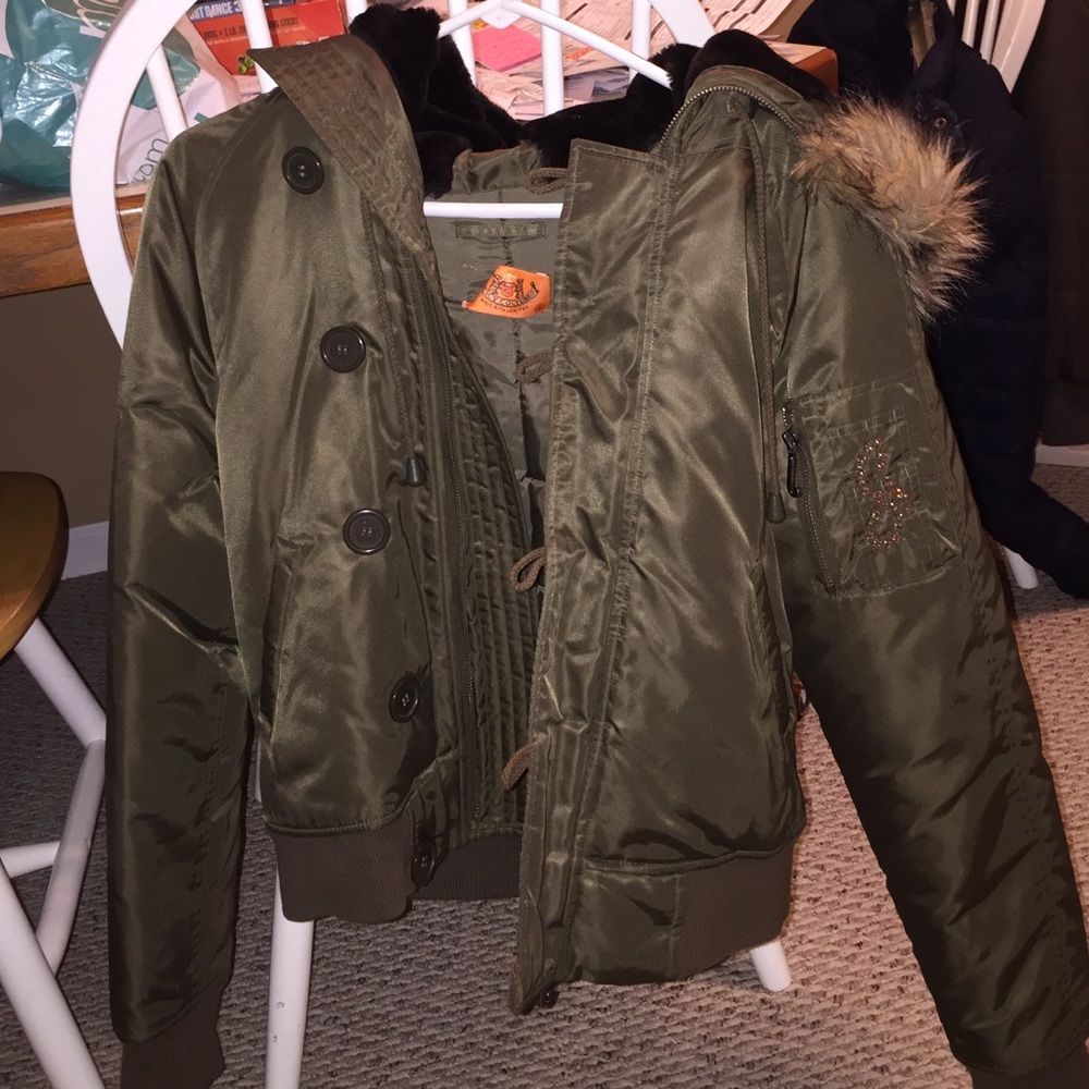 Olive green Juicy couture jacket
