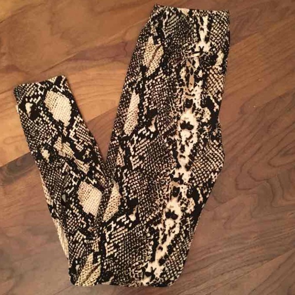 Zara Pants - Snake Skin Leggings