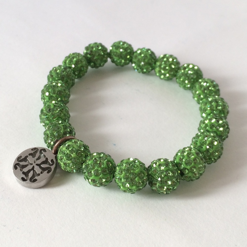 Green Rustic Cuff Bracelet