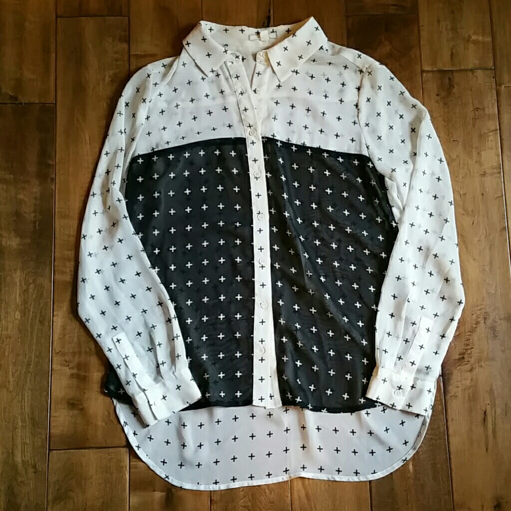 XS Pleione high low blouse