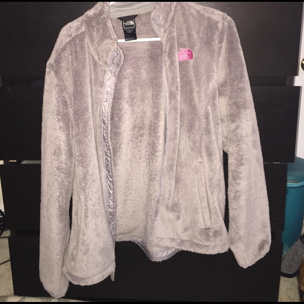 Grey north face fleece