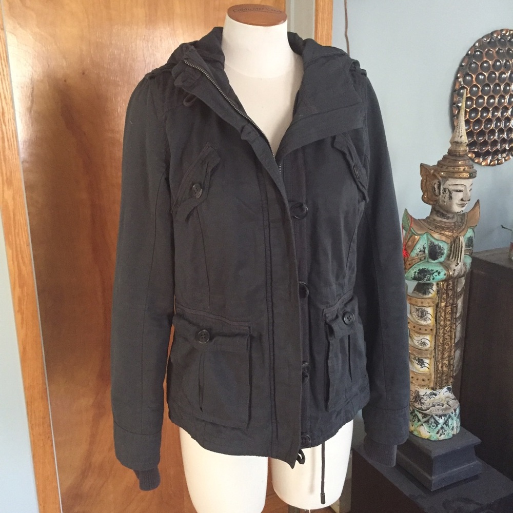 Aeropostale Winter Jacket. Dark grey.