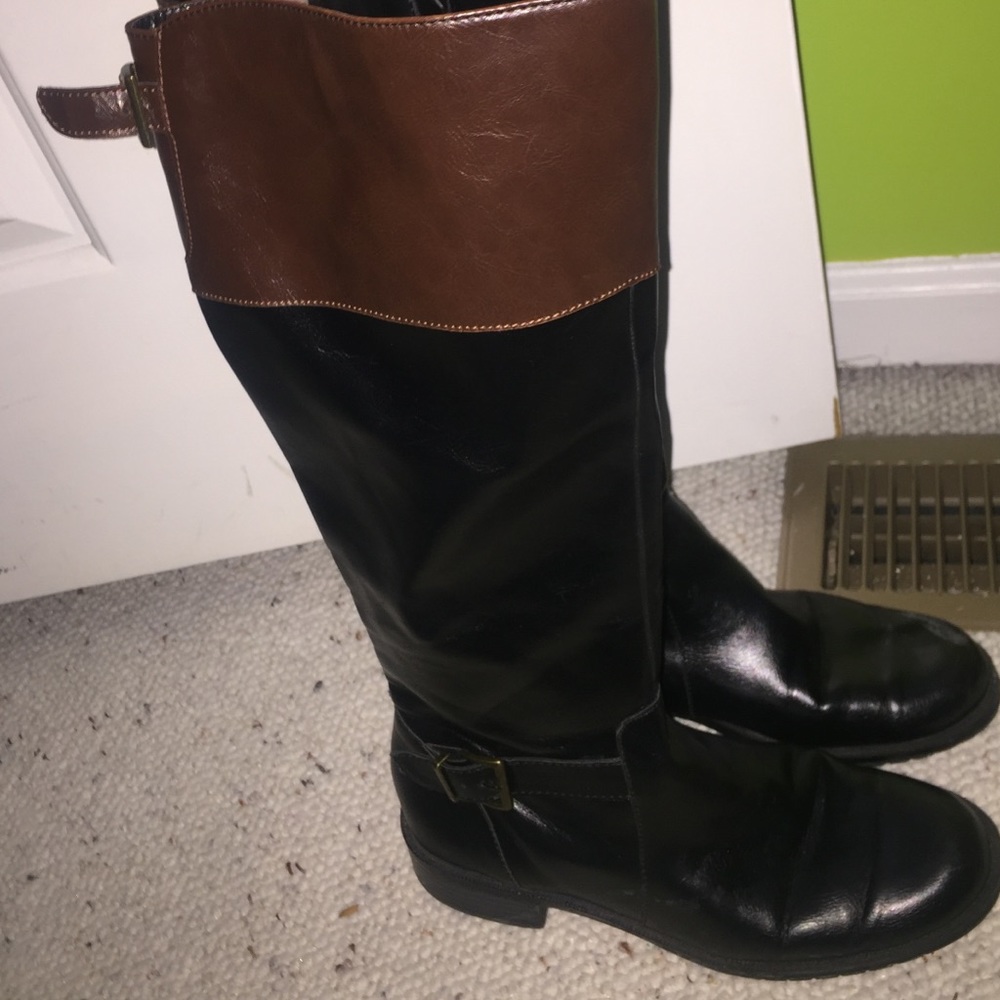 Leather boots from kohls