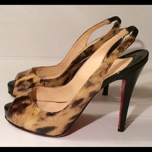 Christian Louboutin Tiger Prive Slingback