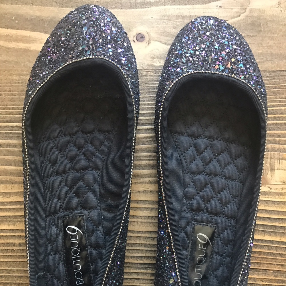 Rinestone ballerina flats