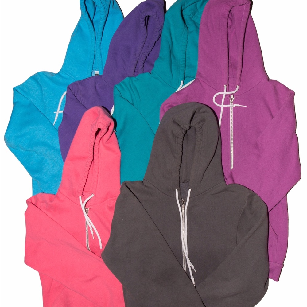 American Apparel Zip Sweatshirts