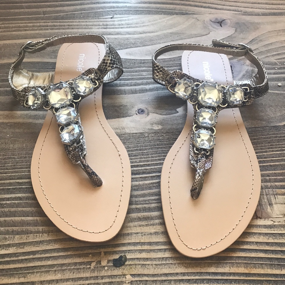 Rhinestone sandals