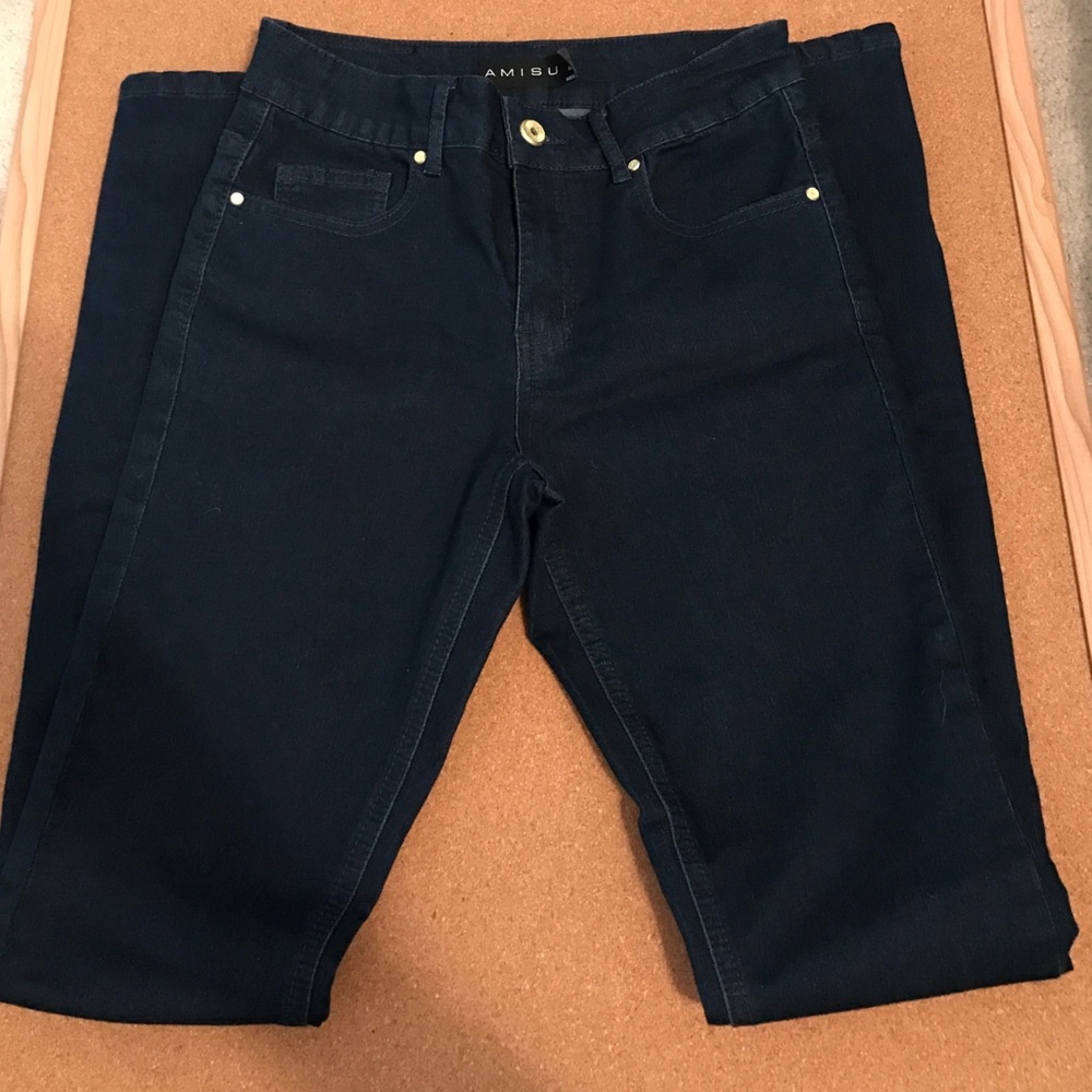 Dark blue skinny jeans