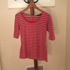 Green Envelope Striped Shirt