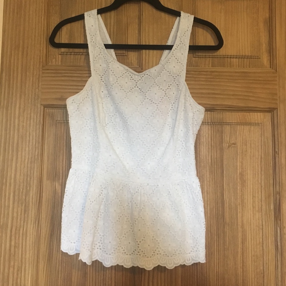 Lilly Pulitzer peplum tank size 6