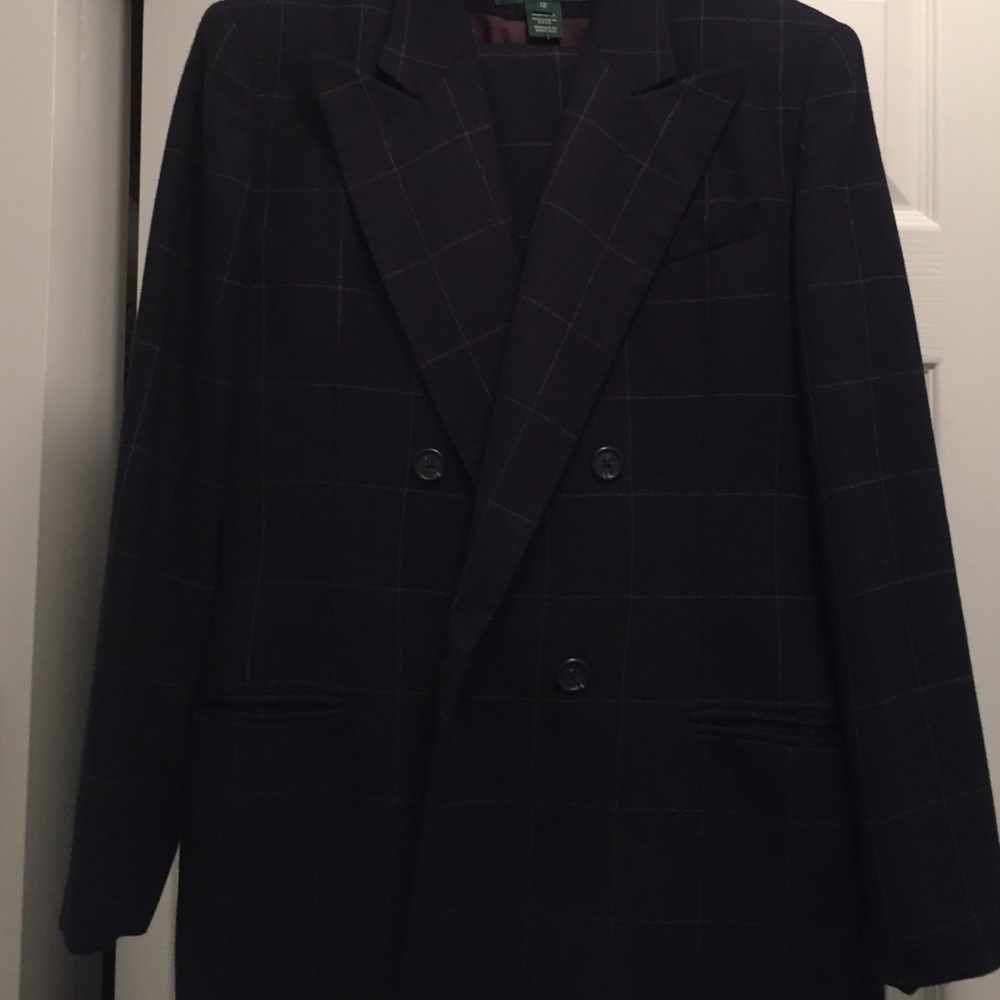 Ralph Lauren black pantsuit.