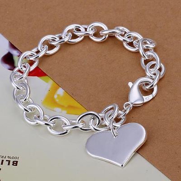 Jewelry - 925 silver heart bracelet