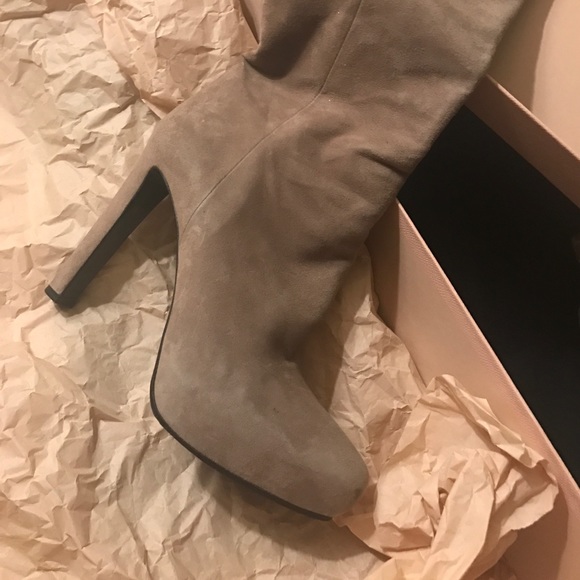 Taupe Prada boots size 38.5 - Picture 4 of 4