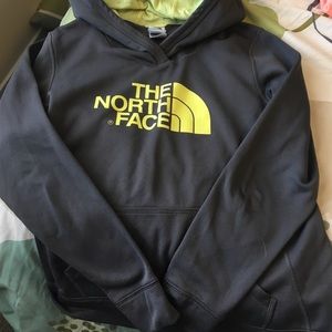North face hooded sweatshirt