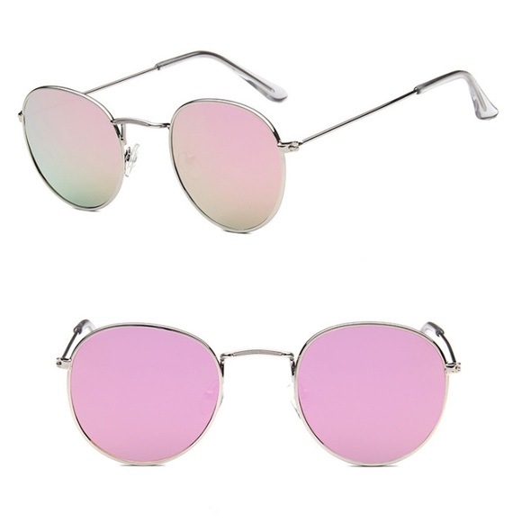 Kiley Round Mirrored Aviator Sunnies Sunglasses - Picture 4 of 6