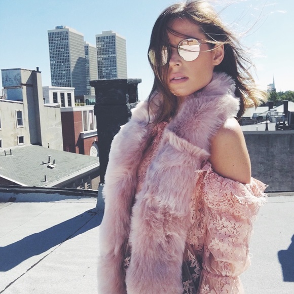 Kiley Round Mirrored Aviator Sunnies Sunglasses - Picture 6 of 6