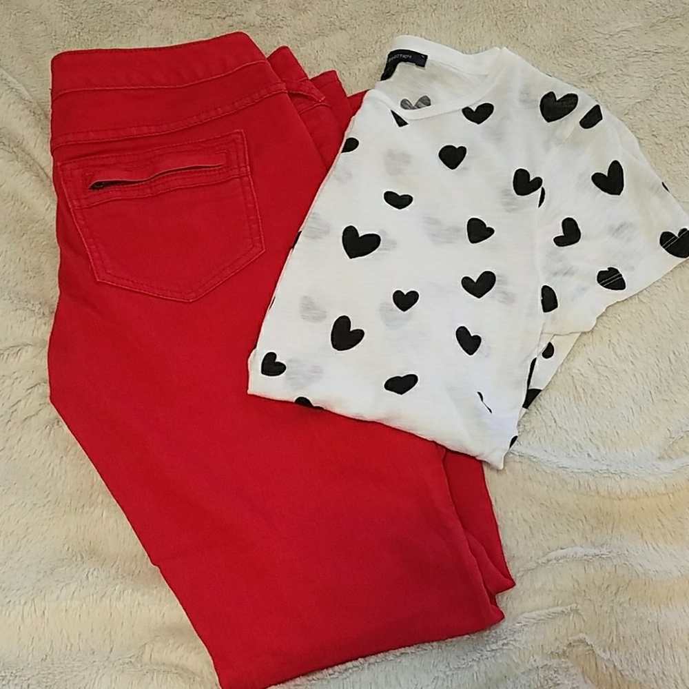 French Connection Hearts T Shirt