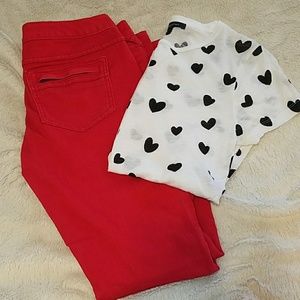 French Connection Hearts T Shirt