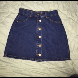 Forever 21 denim mini skirt!