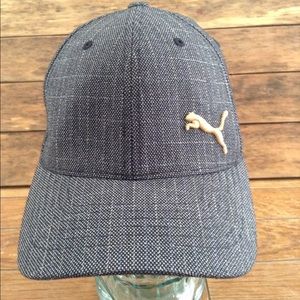 Puma grey FlexFit Hat Small/Medium