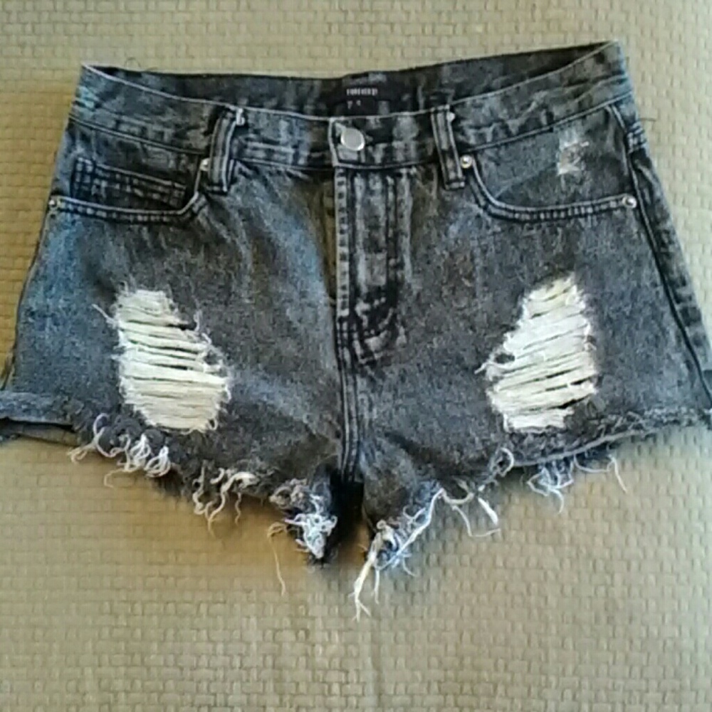 High rise shorts