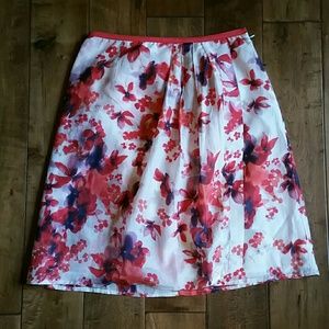 2P Nicole + Zoe floral skirt