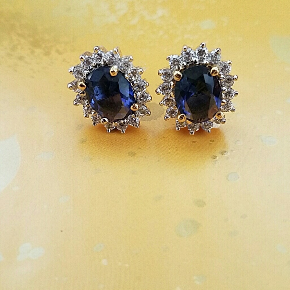 Sapphire earrings
