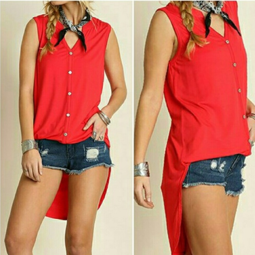 New Hi Lo Button Down Tunic❗️Closing Closet❗️