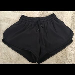 Black Lululemon Running Shorts Size 4