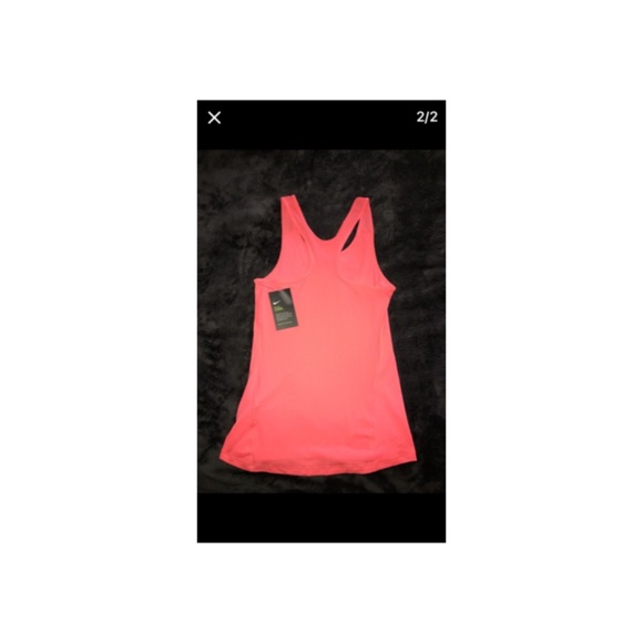 Nike coral pink racer back tank, size Small - Picture 2 of 2