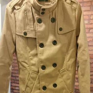 Unisex Classic Wool Peacoat