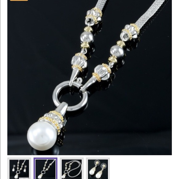 18K Gold High End Jewelry & Mother of Pearls Set - Picture 2 of 4