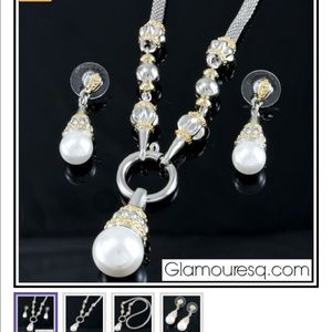 18k Gold High End Jewelry & Mother Of Pearls Set - image 1