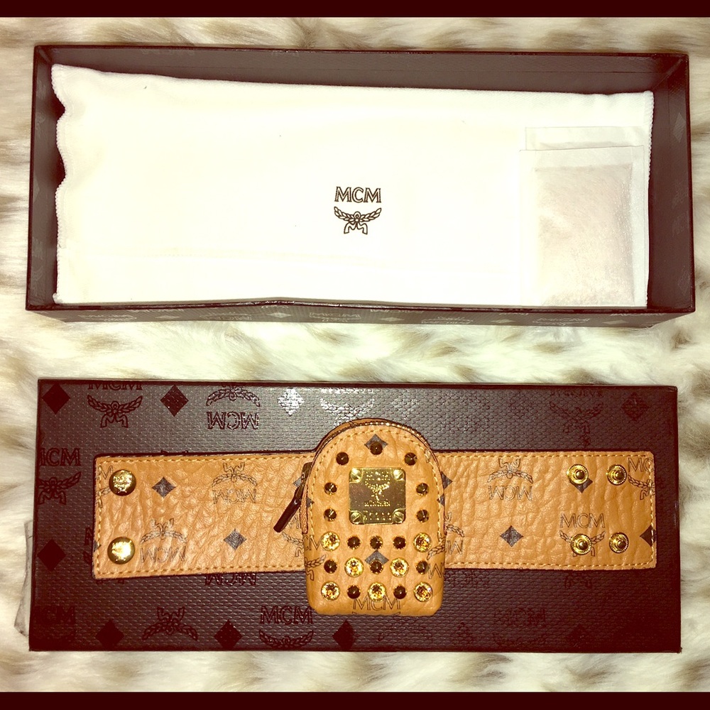 MCM coin purse bracelet.