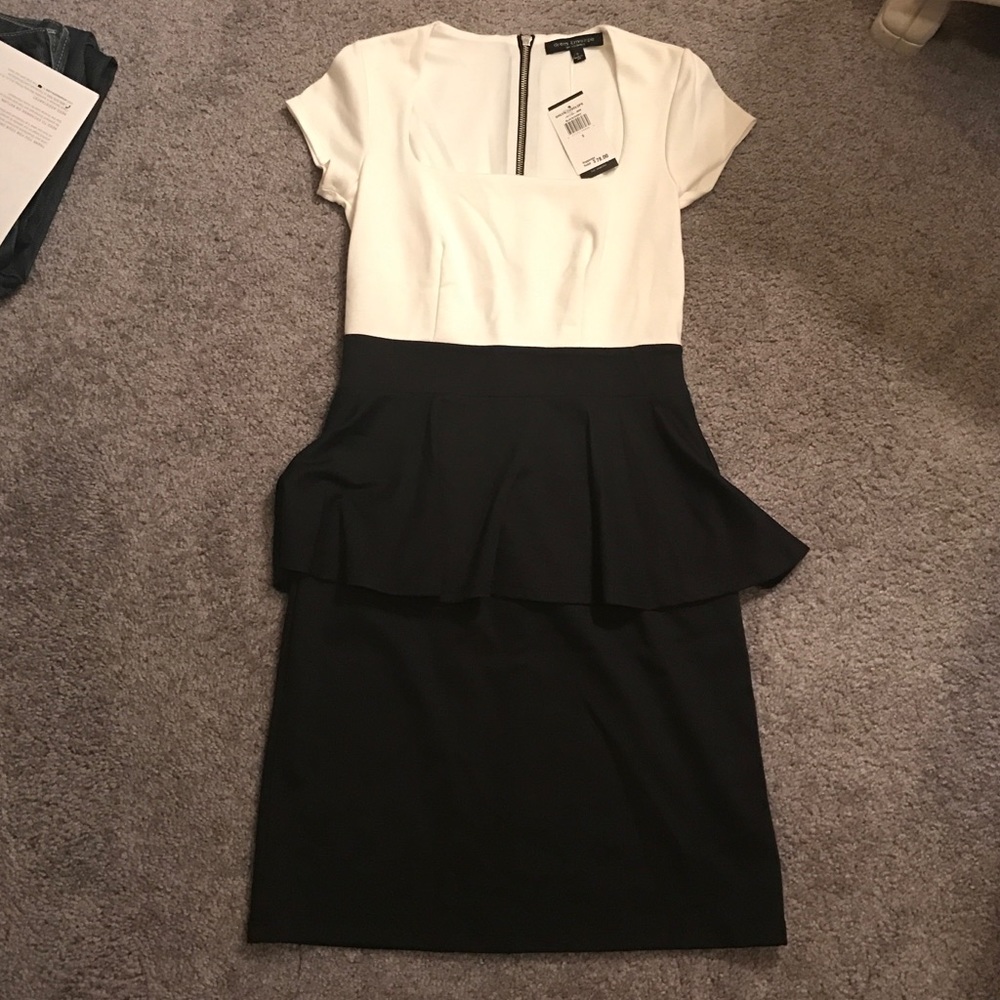 Black and white dress