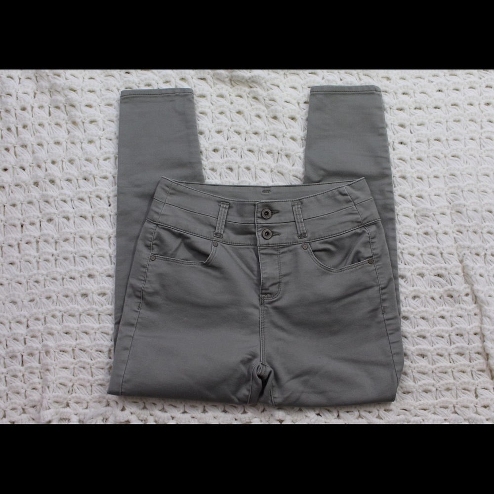 ❌SOLD❌Gray high waisted skinny pants❌SOLD❌