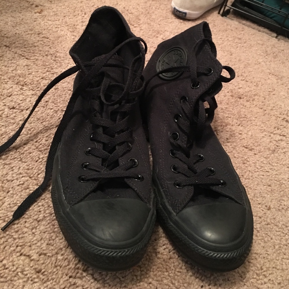 Black Converse Hightops