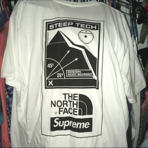 Supreme x North Face steep tech t, XL