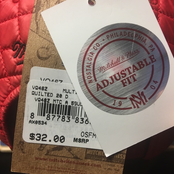 Chicago Bulls Mitchell&Ness Quilted Snapback Hat - Picture 4 of 4