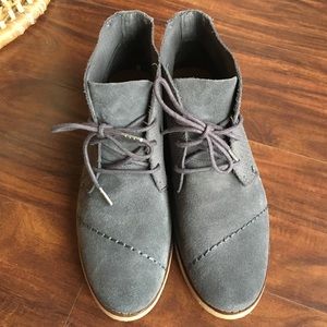TOMS Castlerock Embossed Suede Mateo Booties