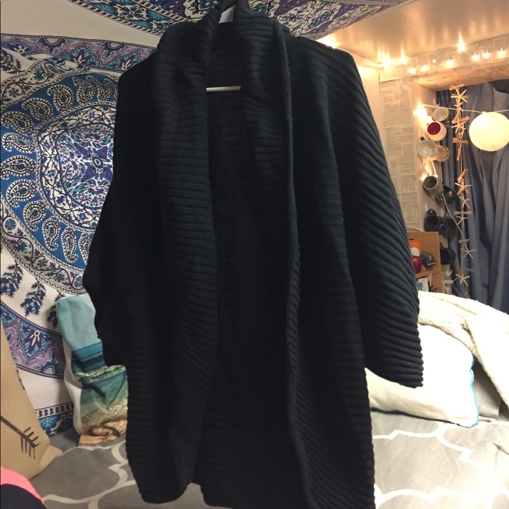 Black Sweater Cardigan