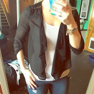 Poetry sheer black shrug