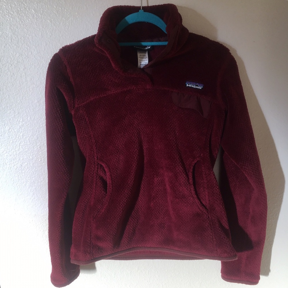 Patagonia Re-Tool Snap-T Pullover, burgundy